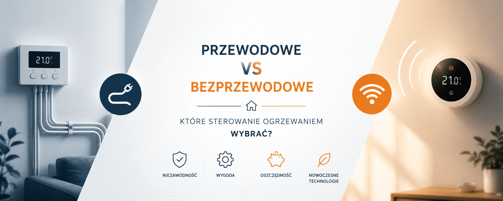 Sterowanie ogrzewaniem przewodowe czy bezprzewodowe?