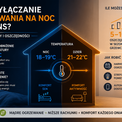 Czy wyłączanie ogrzewania na noc ma sens? Fakty i mity o nocnym obniżaniu temperatury